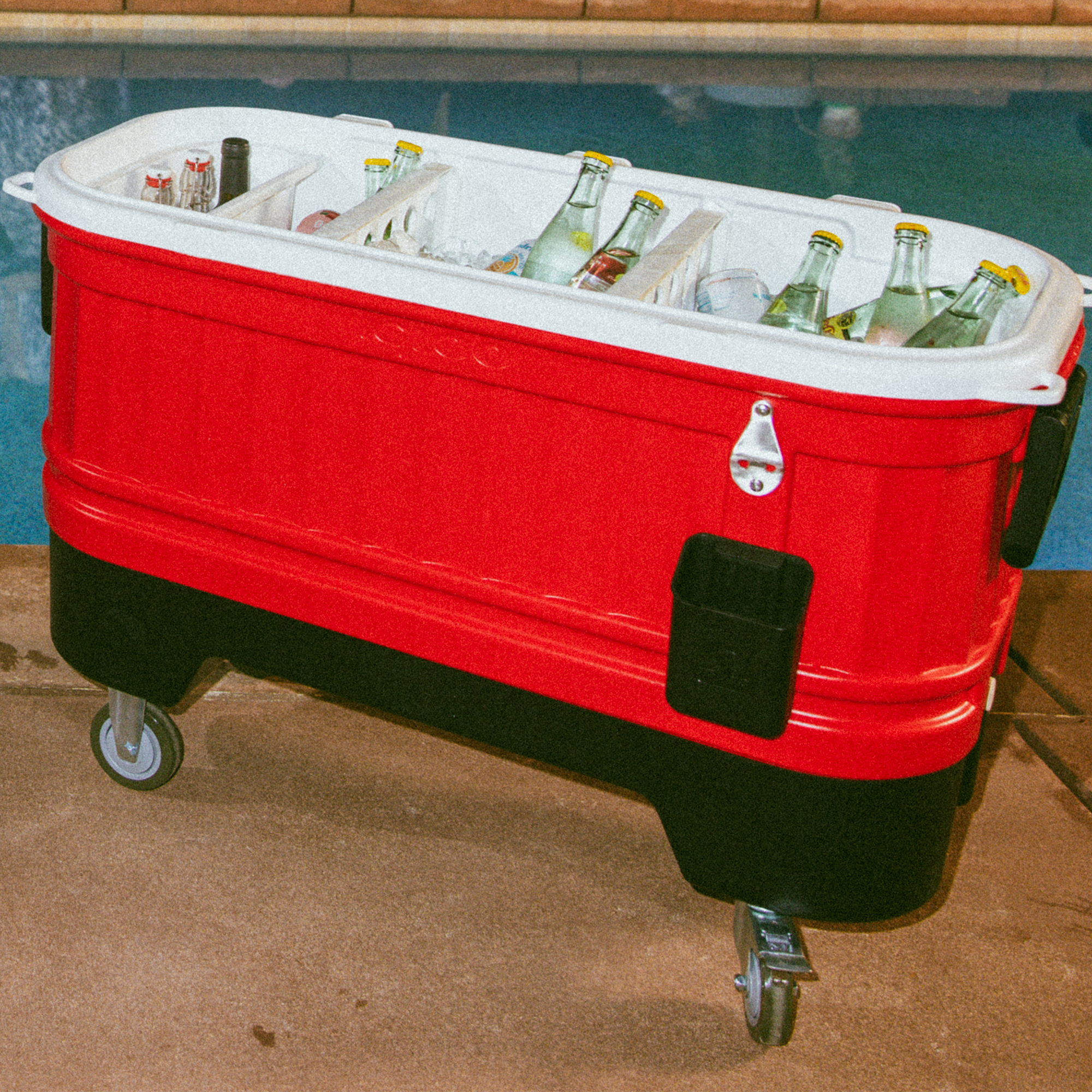 Party Bar 125 Qt Cooler - Full View